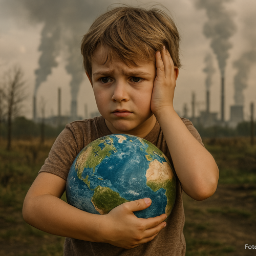 Ecoansia: studio con università di Pavia certifica preoccupazione nel futuro per 95% dei bambini tra 5 e 11 anni