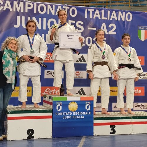 Serena Garbi argento ai campionati italiani Judo juniores A2