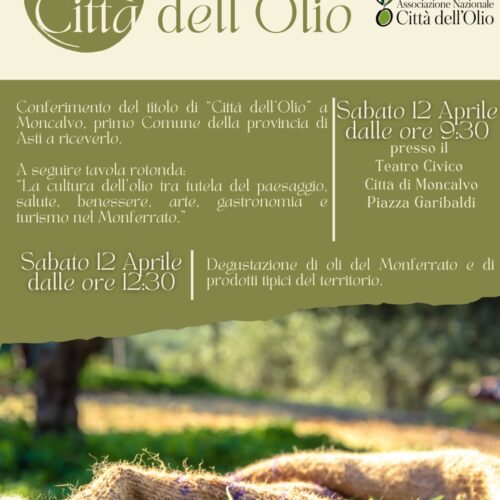 Sabato 12 aprile una giornata pe scoprire e assaggiare l’olio del Piemonte