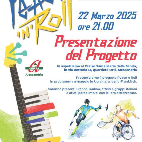 Ad Alessandria la presentazione del progetto Peace ‘n’ Roll a sostegno dell’Ucraina