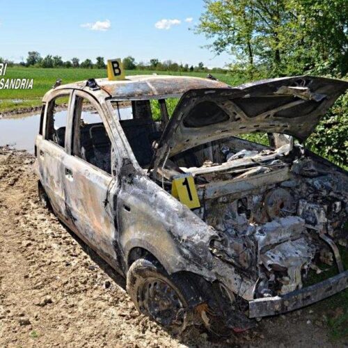 Cittadino di Lu scomparso: ritrovata la sua auto bruciata in un campo