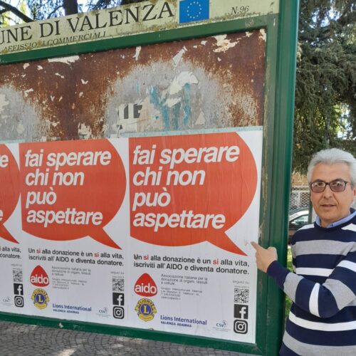 A Valenza campagna per dire “sì” alla donazione di organi