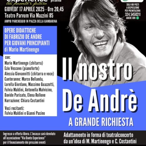 La poesia di Fabrizio De André al Parvum