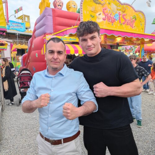 Al Luna Park di Alessandria il pugile e tiktoker Alex Stana: “Voglio diventare un campione”