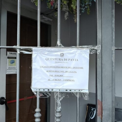 Saracinesca abbassata per 5 giorni nel bar di Pavia teatro di una violenta aggressione