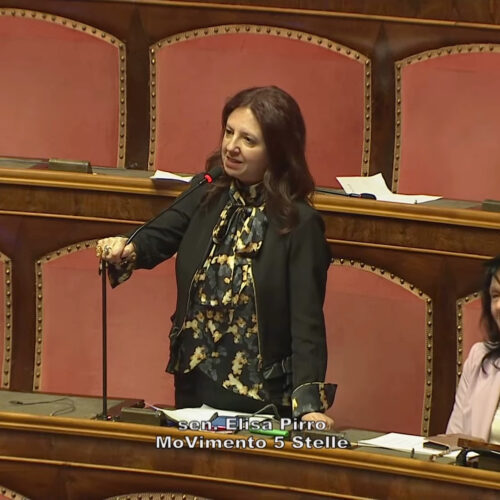 Aggressione fascista, la Senatrice Pirro (M5s) interviene a Palazzo Madama: “Atto vile, vergogna”