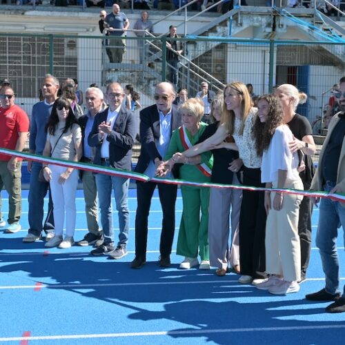 Manuela Levorato inaugura la nuova pista del “Dante Merlo” di Vigevano