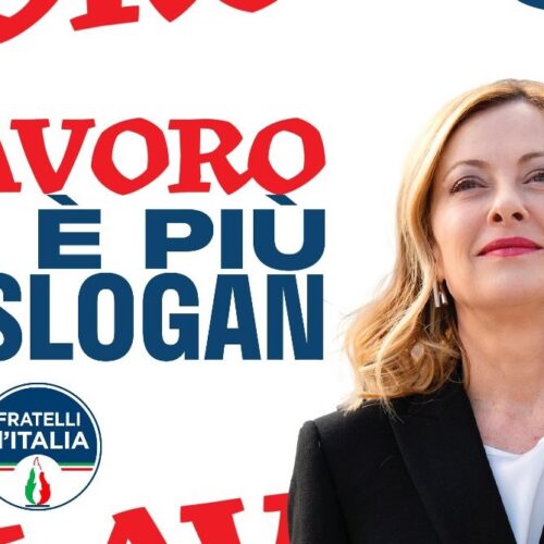 “Lavoro, parlano i numeri”: il 30 aprile i gazebo di Fratelli d’Italia in provincia di Alessandria