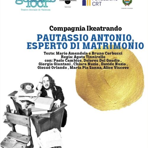 Genius Loci: il 9 aprile sul palco del Sociale di Valenza l’ironia di “Pautassio Antonio, esperto di matrimonio”