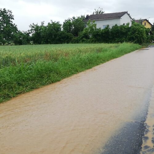 Altri allagamenti lungo le strade di Valmadonna