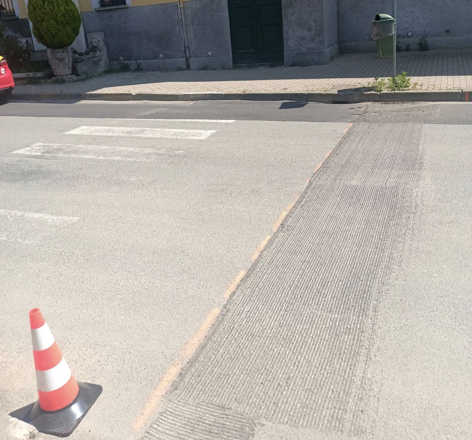 Ad Alessandria lavori marciapiedi e nuovi attraversamenti pedonali