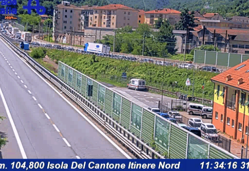 Incidente sulla A7: ripresa circolazione tra Busalla e Ronco Scrivia