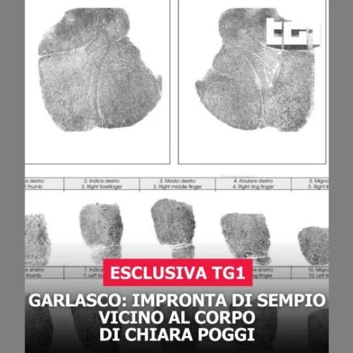 Caso Garlasco: colore impronta Sempio è da reagente, procura ‘no sangue’