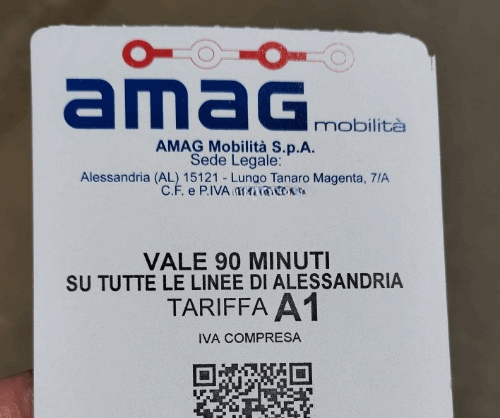 Ad Alessandria Amag Mobilità ritira un lotto di biglietti per i bus: non erano validi anche se nuovi