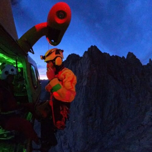 Salvati due scalatori rimasti bloccati su una parete in alta Val Maira nel Cuneese