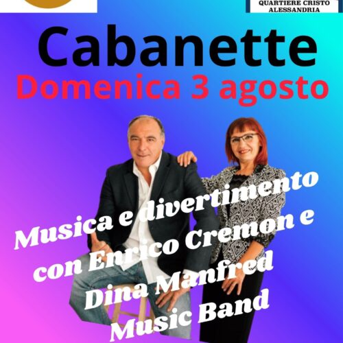 Cabanette fa festa domenica con Enrico Cremon e non solo