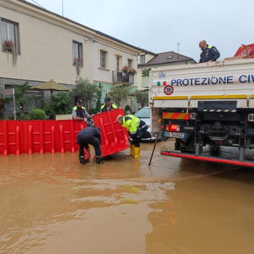 A Spinetta Marengo via Genova di nuovo invasa dall’acqua del Rio Lovassina