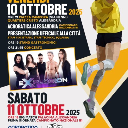 Acrobatica Volley: sabato si parte con una grande festa e Vigevano. Tutto in diretta