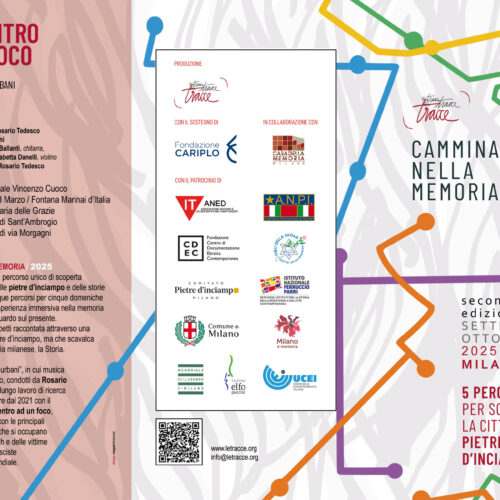 Milano ricorda camminando: il 19 e 26 ottobre gli ultimi due appuntamenti di “Camminare nella memoria”