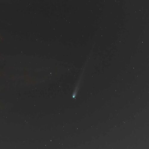 Un altro meraviglioso scatto della cometa sui cieli alessandrini