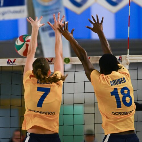 Volley: sabato la capolista Acrobatica Alessandria sfida in trasferta le sarde del Capo D’Orso Palau