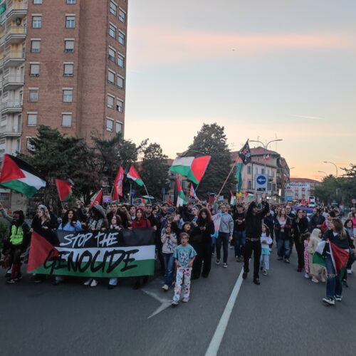 Gaza, cortei al Cristo e sotto la Prefettura: “La manifestazione più partecipata della storia di Alessandria”