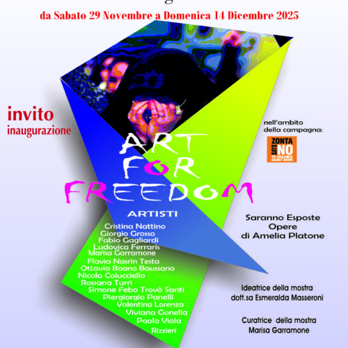 A Vignale la mostra “Art for Freedom” per dare voce alle donne, dall’Iran all’Afghanistan