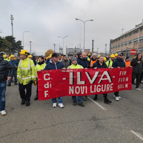 Anche a Novi in strada per difendere lavoro e futuro industriale dell’ex Ilva
