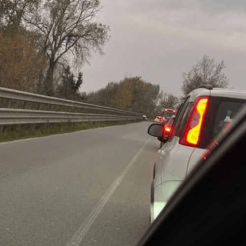 Code sul ponte di Casal Cermelli: traffico nuovamente normale