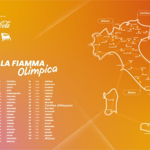 La fiamma olimpica di Milano-Cortina anche a Pavia