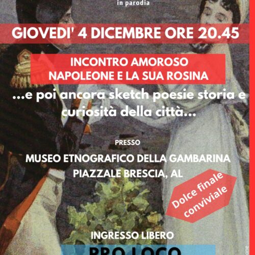 Pro Loco Lisòndria 1168: giovedì lo spettacolo teatrale al Museo della Gambarina, venerdì il coro degli Alpini