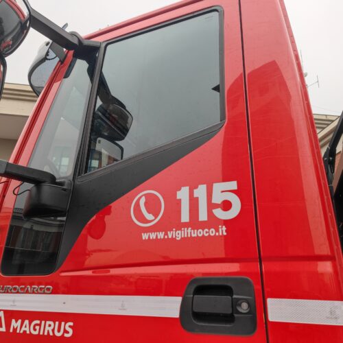 Incendio sterpaglie a Pozzolo Formigaro