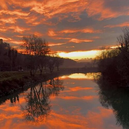 Le foto del tramonto scattate in provincia di Alessandria