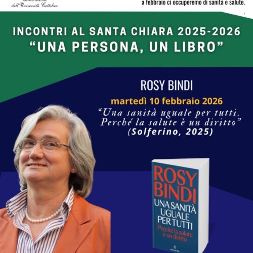 Rosy Bindi ad Alessandria per parlare di “Sanità uguale per tutti”