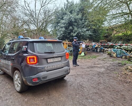 Scoperta discarica abusiva nel Parco della Collina. Sequestrata area a Miradolo Terme, sei denunciati