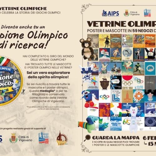 Vigevano entra nello spirito dei Giochi: il centro storico diventa una vetrina olimpica diffusa