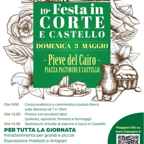 A Pieve del Cairo due giorni tra gusto e spettacolo con Street Food Festival e Festa in Corte e Castello