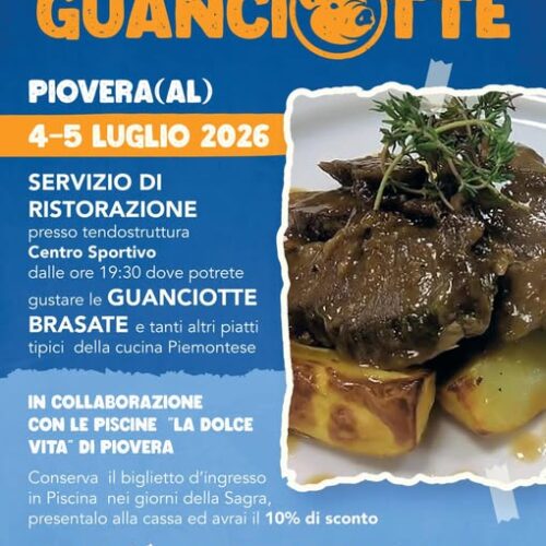 Piovera celebra il gusto della tradizione: il 4 e 5 luglio torna la Sagra delle Guanciotte brasate