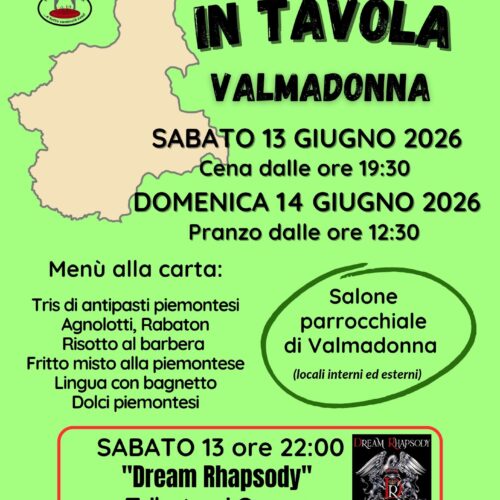 Valmadonna porta in tavola i sapori del Piemonte