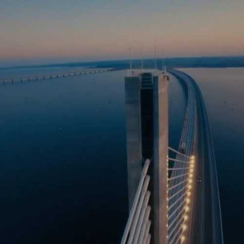 Il timelapse che riassume anni di lavoro per realizzare il ponte di Itinera in Danimarca