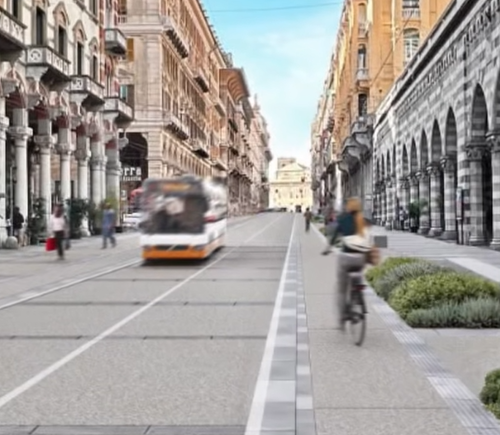 Da Genova un altro esempio di centro a misura di persona e non di auto
