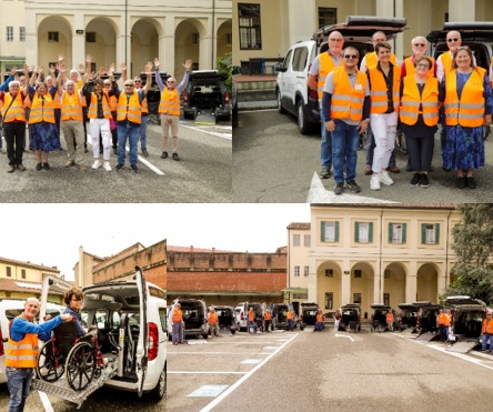 Auser, volontari e mezzi al Santa Chiara: il “Filo d’argento” al servizio delle persone fragili