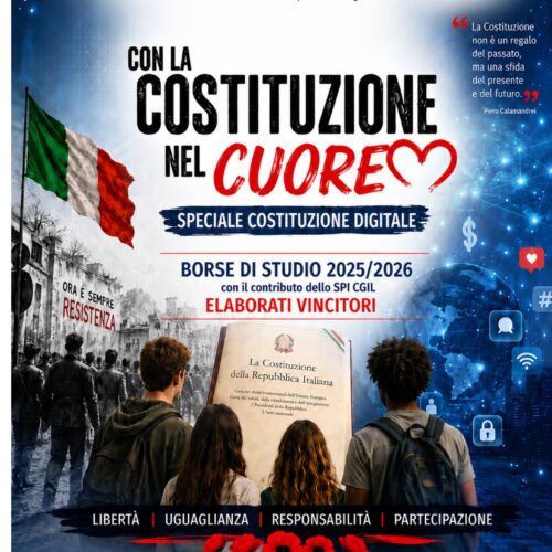 “La Costituzione nel cuore”: giovedì alla Casa di Quartiere l’evento conclusivo del progetto di Anpi