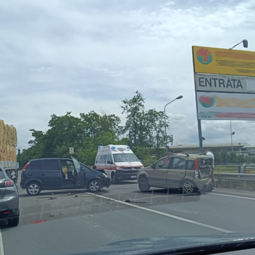 Incidente tra Litta e Pozzolo: traffico rallentato