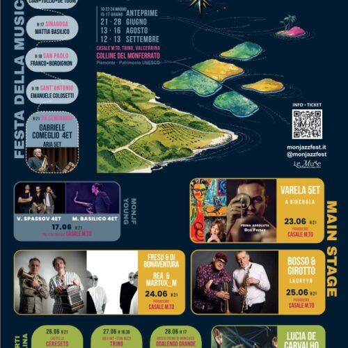 Con Monfrà Jazz Fest 2026 il Monferrato si trasforma in una grande mappa sonora