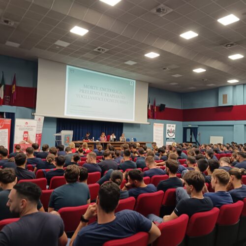 Aido incontra gli allievi della Scuola di Polizia di Alessandria: altri 59 sì alla donazione organi