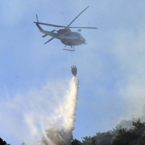 Incendio boschivo vicino al Forte di Gavi: situazione sotto controllo