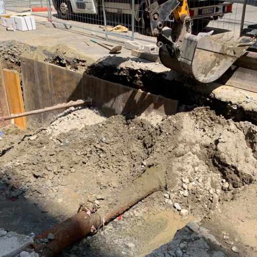 Riparato il tubo in piazza Turati: tornata l’acqua nelle tre vie di Alessandria