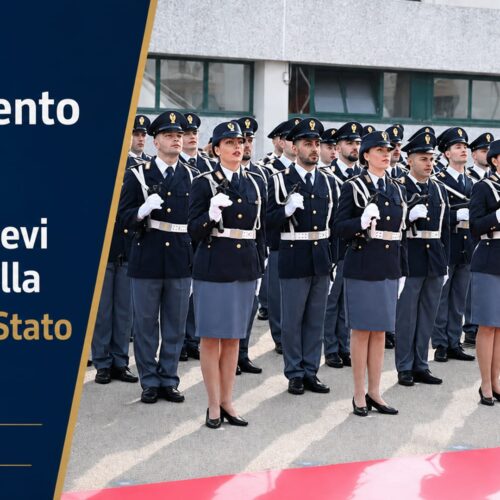 Giuramento Allievi Polizia di Stato: da Campobasso collegamento anche con Alessandria