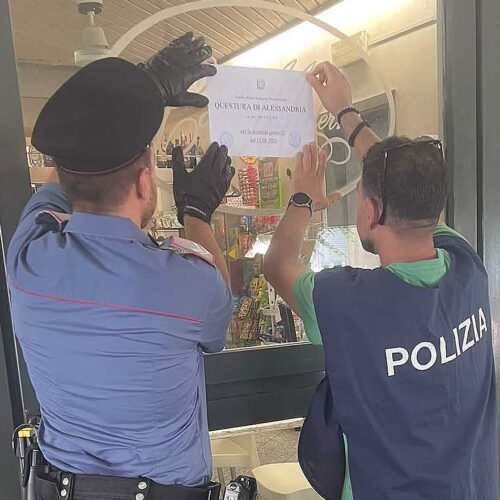 Degrado e illeciti: chiuso per 20 giorni bar di Tortona